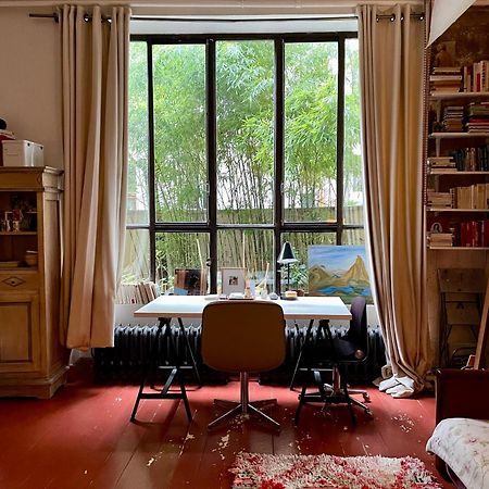 Ferienwohnung Warm And Cosy Loft In Paris With A Private Outdoor Exterior foto